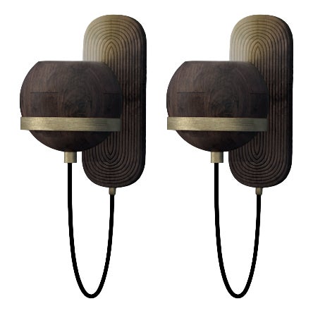 Fleming Wall Lamp by Wood Tailors Club For Sale