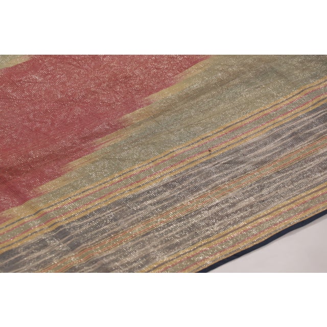 Traditional Antique Persian Yazd Silk Textile With "Tree of Life" Embroidery - Rug & Kilim For Sale - Image 3 of 8