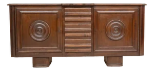 French Oak Sideboard in the style of Dudouyt, 1940s