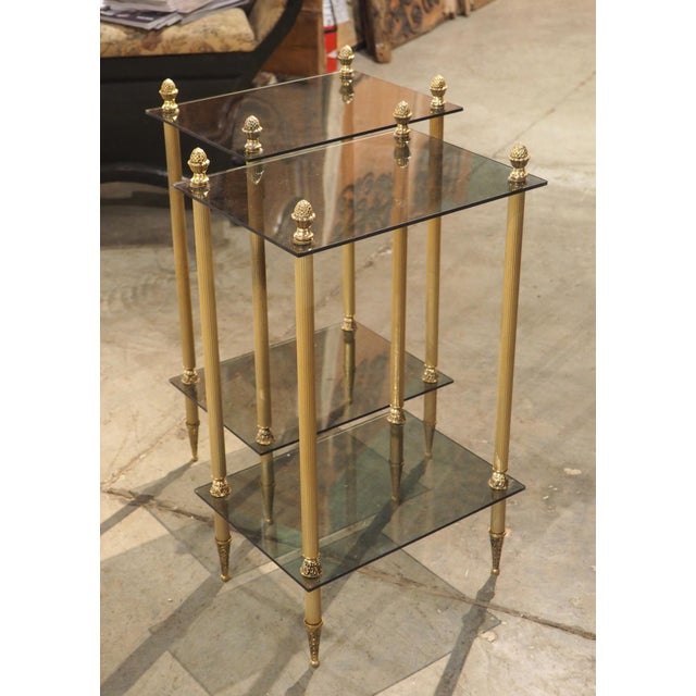 Pair of Maison Baguès Style Side Tables From France, 1970s For Sale - Image 15 of 18