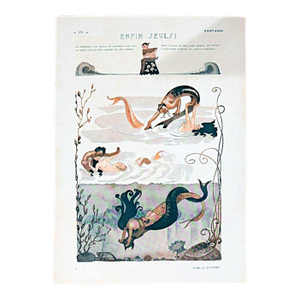 Fantasio 1921 Jacques Touchet "Enfin Seuls!" Print