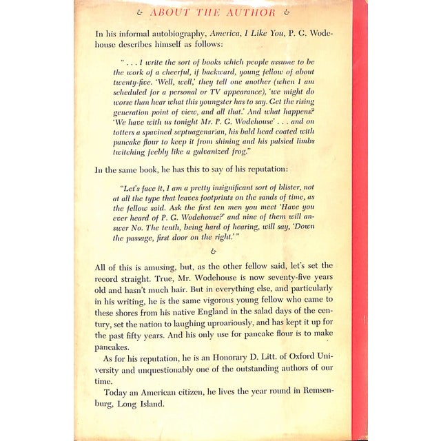 "Cocktail Time" 1958 Wodehouse, p.g. For Sale - Image 4 of 4