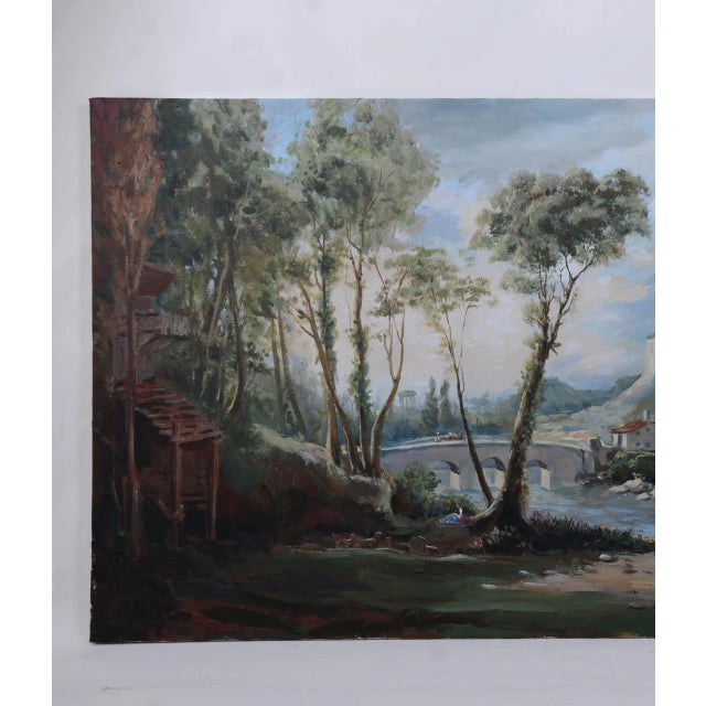 POST-IMPRESSIONISM landscape，size：55"*29.6"