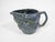 Vintage Blue Glazed Ceramic Creamer and Leaf Dish Set For Sale - Image 9 of 11