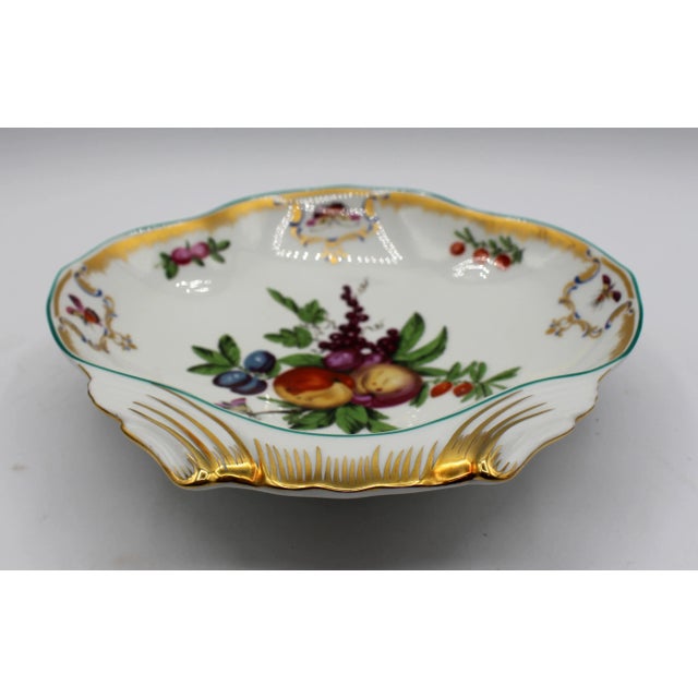 Traditional "Duke of Gloucester" Pattern Porcelain Shell-Shaped Sweetmeat Dish, Circa 2000 For Sale - Image 3 of 6