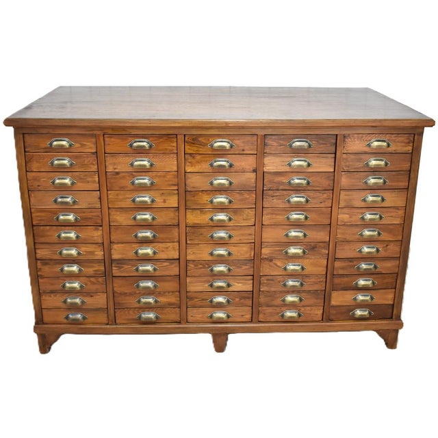 Vintage Wood Chest of Drawers For Sale - Image 10 of 10