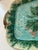 1900s Flower & Leaf Decorated Victorian Ceramic Majolica Platter For Sale In New York - Image 6 of 8