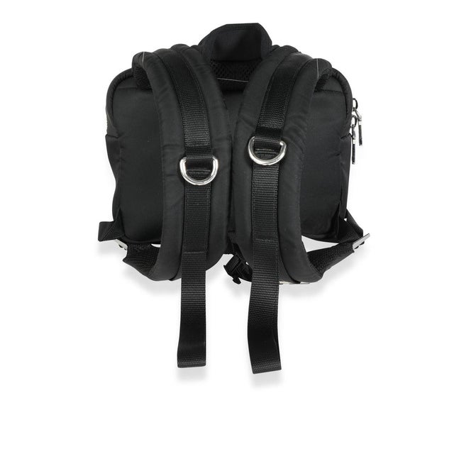 Contemporary Black Tessuto Pocket Nylon Technical Backpack For Sale - Image 3 of 6
