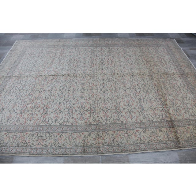 This listing is for an exceptional vintage handmade Turkish rug coming from Kayseri.i can say the wool is very soft it is...