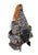 Vintage Large African Tribal Beaded Kuba Royal Head Mask/Helmet Congo 22" H For Sale - Image 9 of 13