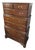 1980s Mahogany Chest of Drawers Designer Tall For Sale
