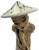 Vintage 1949 Asian Figurine Set – Hand-Painted White & Gold For Sale - Image 10 of 12