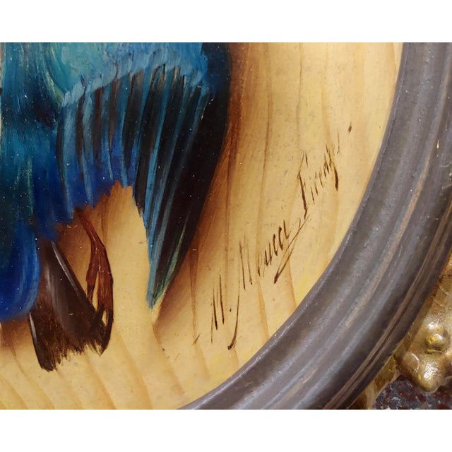 Michelangelo Meucci -19th Century Still Life of Song Birds -Oil Painting For Sale - Image 4 of 9