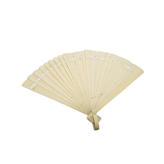 Art Nouveau Polish Celluloid Fan, 1900s For Sale - Image 6 of 11