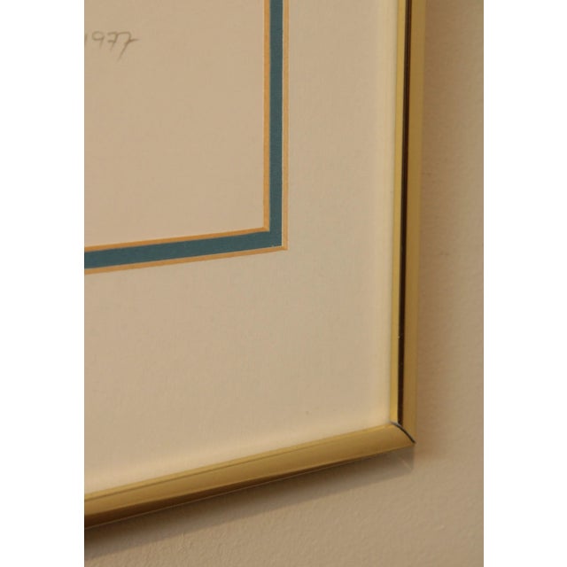 Jovan Obican Penal Signed Framed Lithograph For Sale - Image 11 of 13