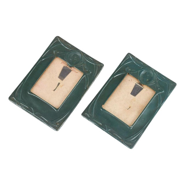 Art Nouveau Picture Frames with Womans Head, 1900s, Set of 2 For Sale