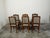 Set of Eight 1920s Black Forest Dining Room Chairs with Hand-Carved Floral Décor For Sale - Image 10 of 12