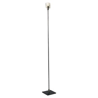 Italian Modern Lamp in Metal and Opal Glass, 1980s For Sale