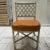 1980s 1980s White Rattan Bamboo Table and Chair Set with Flip Top to Expand From Game Size to Dining Table - Set of 5 For Sale - Image 5 of 13