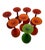 Red 1950s Murano Satinato Goblets - Set of 8 - Attributed to Carlo Moretti For Sale - Image 8 of 8
