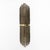 Gold Modern Brass and Textured Murano Glass Wall Lights, Italy, 2000, Set of 2 For Sale - Image 8 of 11
