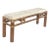 Henredon Bamboo & Mactan Stone Console Table For Sale