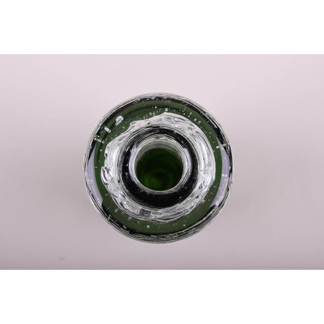 Mid-Century Vase by F. Vízner for Glasswork Škrdlovice, Czech, 1970s For Sale - Image 6 of 8