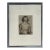 Mid-Century Modern Charcoal Drawing Portrait of a Woman For Sale