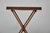 Wood 19th Century English Tray on Stand Mahogany Side Table with X-Form Base For Sale - Image 7 of 12
