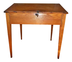Antique Early American Primitive Southern Pine Slant Top Desk