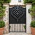 Hand-Forged Wrought Iron Heart Wall Decor (Ruffled Edge & Lattice Design) Antique Copper Finish For Sale - Image 6 of 9