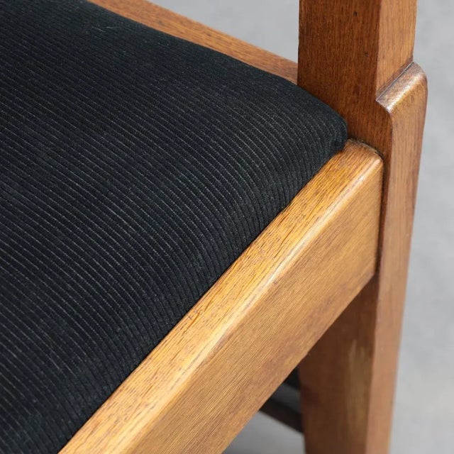 Art Deco Armchairs in Oak and Coromandel attributed to l.O.V. Oosterbeek, 1930s, Set of 2 For Sale - Image 10 of 11