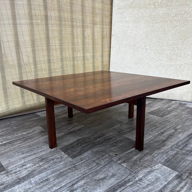 Wood Danish Mid Century Modern Nesting Coffee Table by Arne Hovmand Olsen. Circa 1970s For Sale - Image 7 of 17