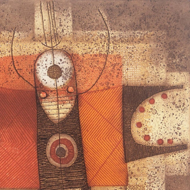 'Metamorfosi, 1977' by Diana Hansen, Geometric Abstract, Berkeley, Rome, Native American, Navajo, Hopi For Sale - Image 10 of 11