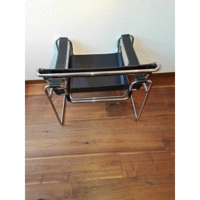 Wassily Club Chair by Marcel Breuer for Gavina, 1972 For Sale - Image 9 of 18