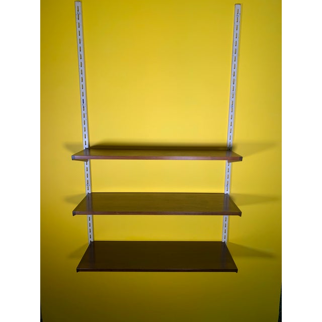 1960s Kai Kristiansen Rosewood Wall Unit, Mid-Century Scandinavian Shelving System For Sale - Image 9 of 9