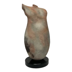 Tom Neugebauer Raku Clay Art Body Sculpture, 1989
