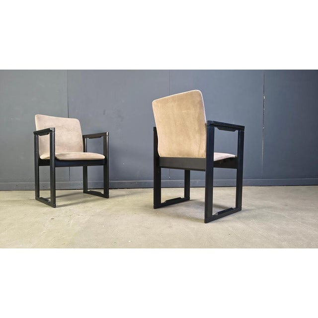 1970s Vintage Dining Chairs attributed to Tobia Scarpa, 1970s, Set of 6 For Sale - Image 5 of 14