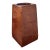 Vintage (1960’s) Custom Hand-Carved Mahogany Paint Brush Holder, 6.25” High, See 2nd Photo For Sale