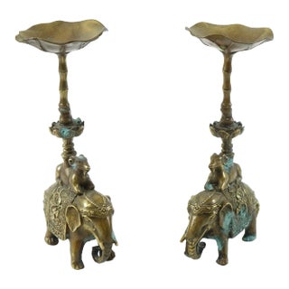 19th Century Bronze Chinese Sculptures - A Pair For Sale