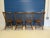 Brown Vintage Mid-Century Stickley Cherry Valley Spindle Back Dining Chairs - Set of 6 (2 Arm, 4 Side) For Sale - Image 8 of 16