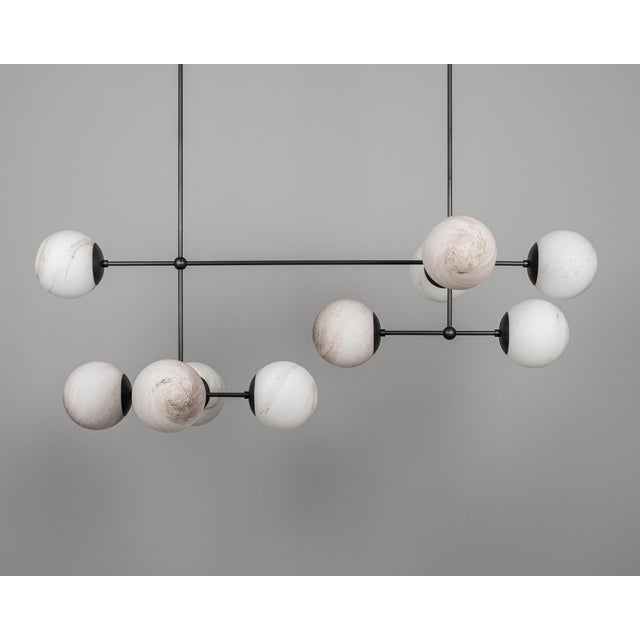 Armstrong Linear Pendant Lighting by Schwung For Sale - Image 9 of 12