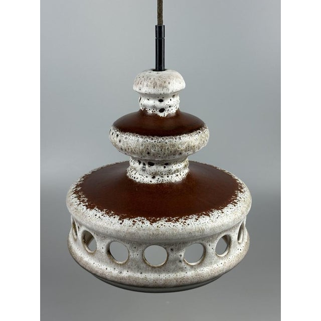 Mid-Century Ceramic Pendant, 1970s For Sale - Image 11 of 13
