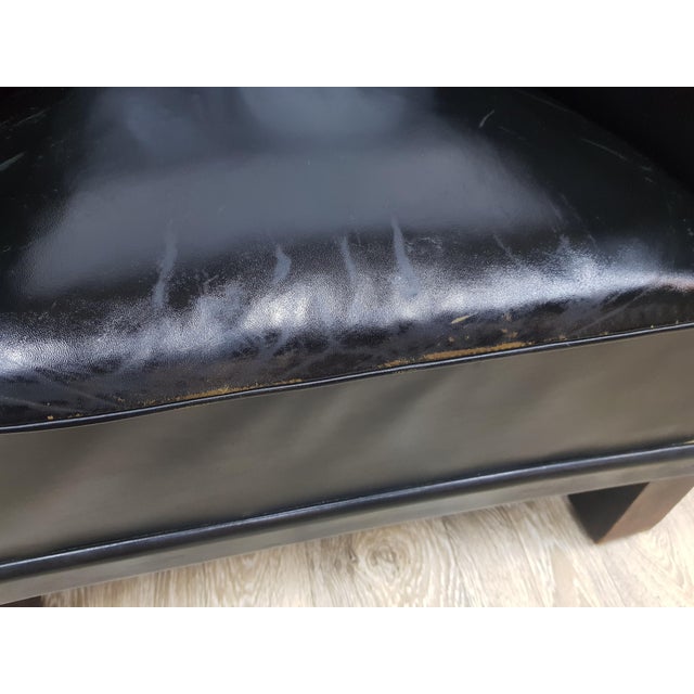 Vintage Art Deco Club Chair in Leather, 1930s For Sale - Image 12 of 14