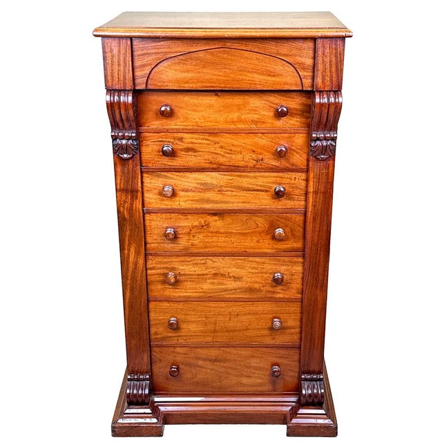 19th Century Mahogany Wellington Chest, 1840 For Sale - Image 12 of 12