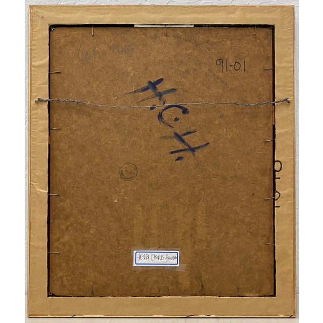 Henry Charles Hannig "Mother and Daughter" Original Oil Painting C.1930 For Sale - Image 9 of 10