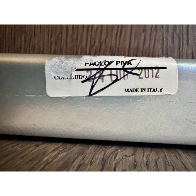 B&b Italia Maxalto Athos Dining Table (Gray Oak & Chrome) by Paolo Piva (200cm) For Sale In Los Angeles - Image 6 of 7