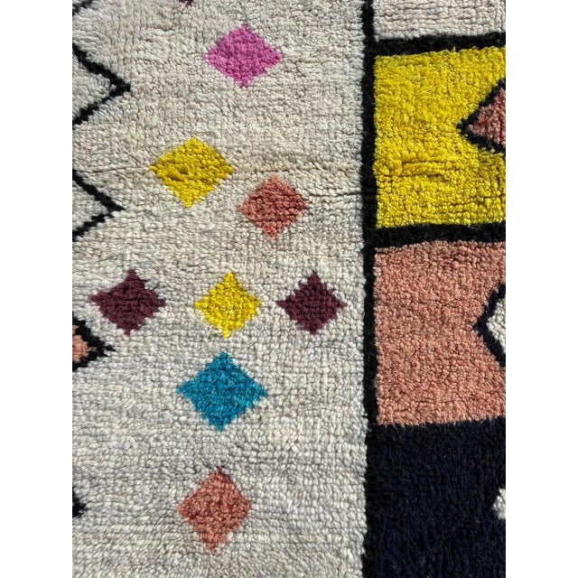 2000 - 2009 Modern Tribal Moroccan Style Berber Area Rug For Sale - Image 5 of 9