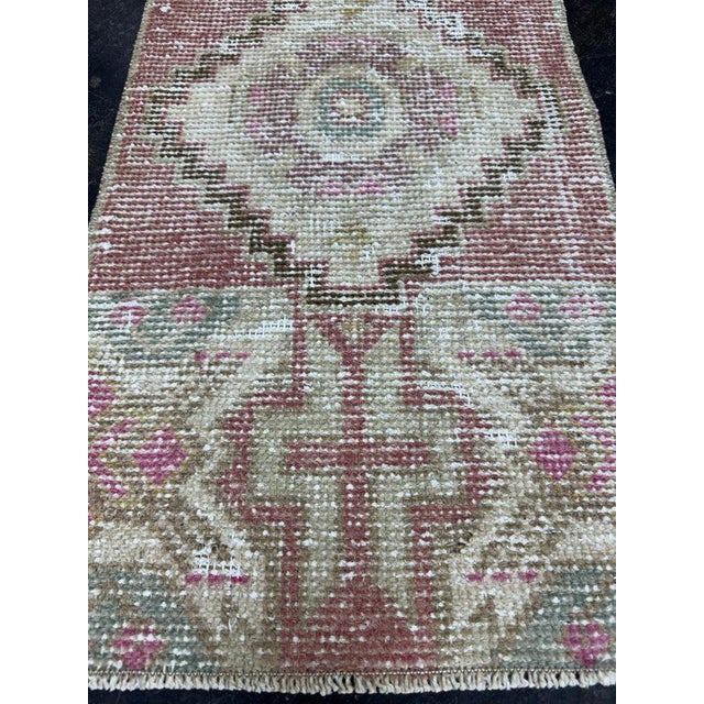 Contemporary Turkish Yastik Rug 1'4" x 2'10" For Sale - Image 3 of 6