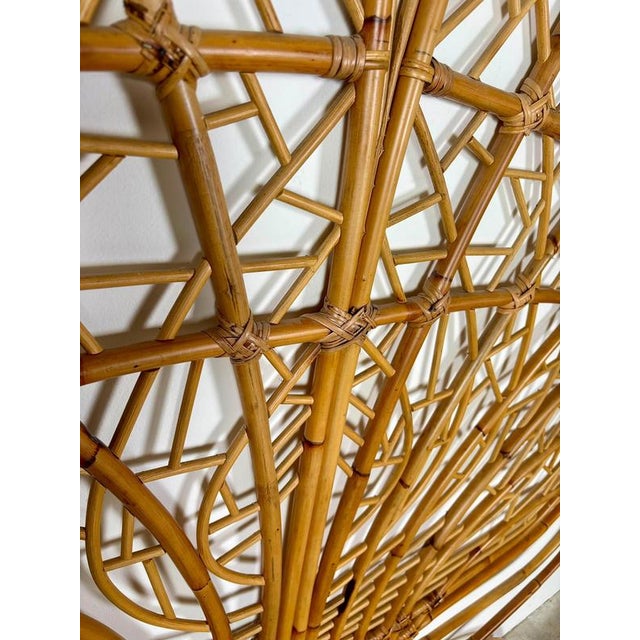 Minimalist Bamboo Headboard, Italy, 1960s For Sale - Image 6 of 8